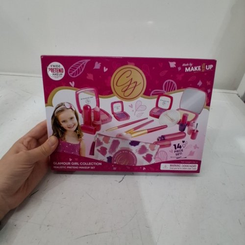 14PC GIRL MAKE IT UP GLAMOUR PRETEND PLAY MAKEUP SET - PINK image 3
