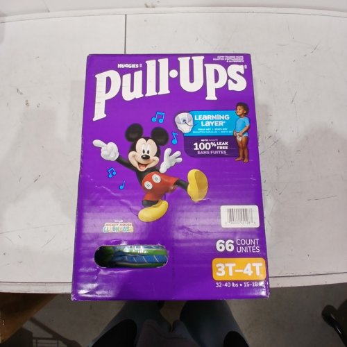 66PK HUGGIES PULL-UPS DISPOSABLE TRAINING PANTS - SIZE 3T-4T - DISNEY MICKEY MOUSE image 2