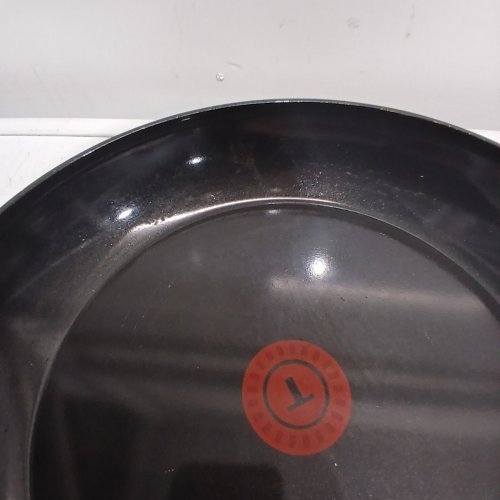 3PC T-FAL NON-STICK FRYING PANS - BLACK image 3