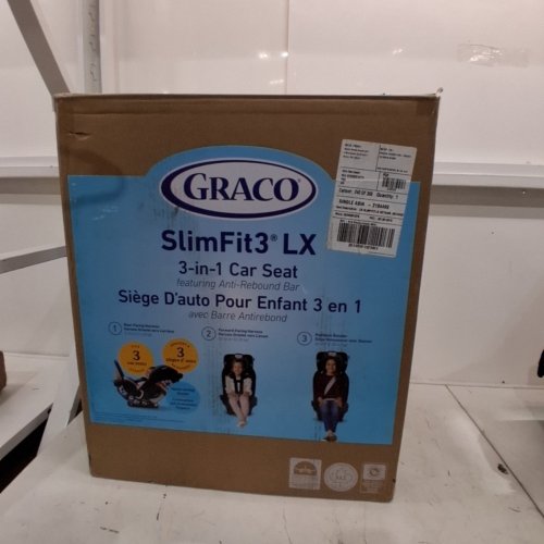GRACO SLIMFIT3 LX 3-IN-1 CAR SEAT WITH ANTI-REBOUND BAR (MODEL: 2184499) image 8
