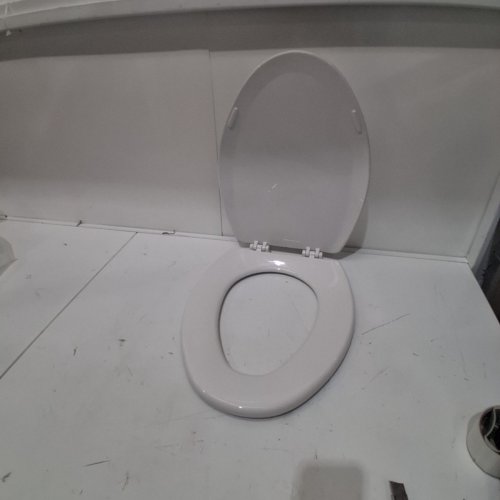 ELONGATED TOILET SEAT - 17" - WHITE image 3