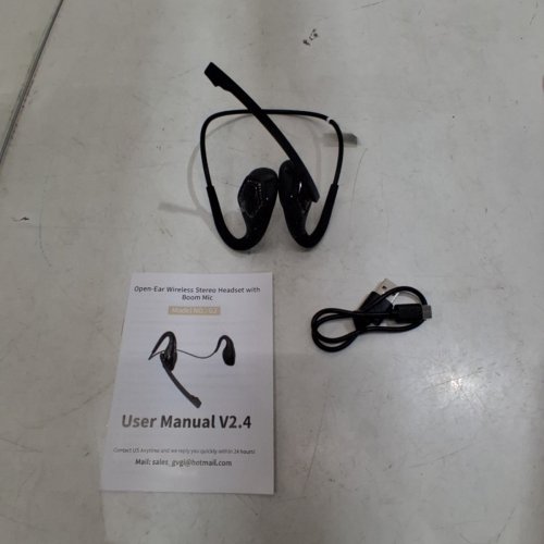 WIRELESS BLUETOOTH OPEN-EAR HEADSET WITH NOISE REDUCTION - BLACK (MODEL: G2) image 5