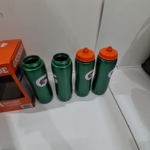 4PK GATORADE CONTOUR SQUEEZE BOTTLE - 32OZ - GREEN image 3