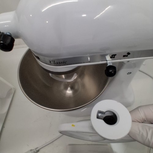 KITCHENAID CLASSIC TILT-HEAD STAND MIXER - 4.5QT. CAPACITY - WHITE (MODEL: K45SSWH) image 4