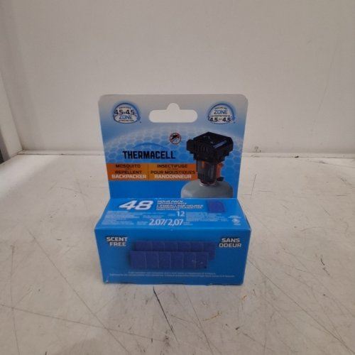 12PK THERMACELL BUTANE MOSQUITO AREA REPELLENT MAT REFILLS - 48HR image 2