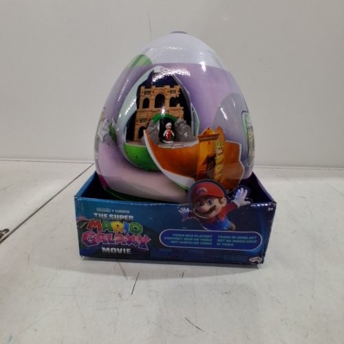 NINTENDO AND ILLUMINATION THE SUPER MARIO GALAXY MOVIE YOSHI EGG PLAYSET- PURPLE image 2