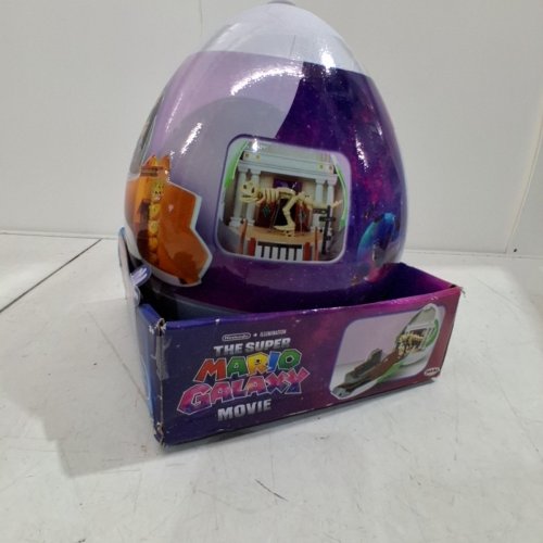 NINTENDO AND ILLUMINATION THE SUPER MARIO GALAXY MOVIE YOSHI EGG PLAYSET- PURPLE image 3