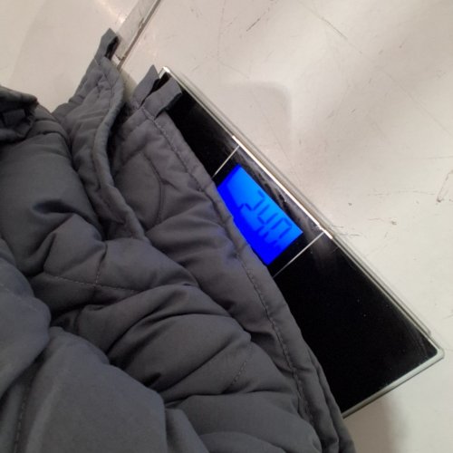 JOLLYVOGUE Weighted Blanket Premium Glass Beads 25lbs - 60'' x 80'' - Dark Grey image 2