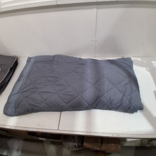 JOLLYVOGUE Weighted Blanket Premium Glass Beads 25lbs - 60'' x 80'' - Dark Grey image 3