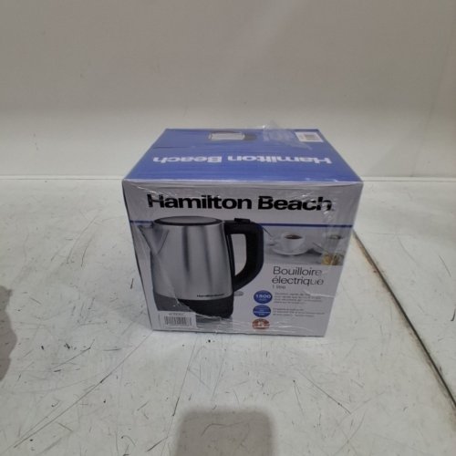 HAMILTON BEACH ELECTRIC KETTLE - 1L - STAINLESS STEEL (MODEL: 40998C) image 2