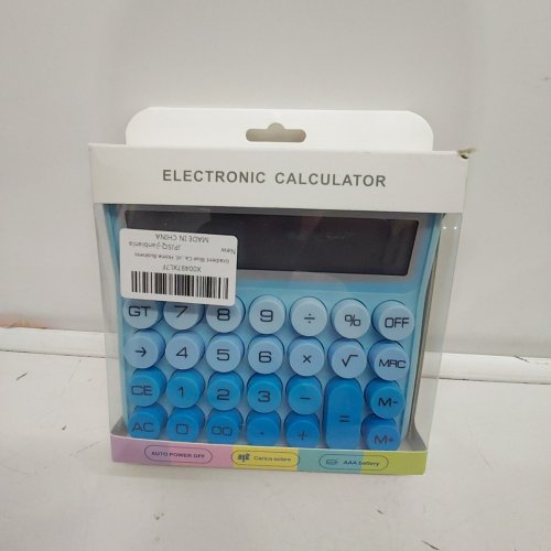 ELECTRONIC CALCULATOR - BLUE image 3