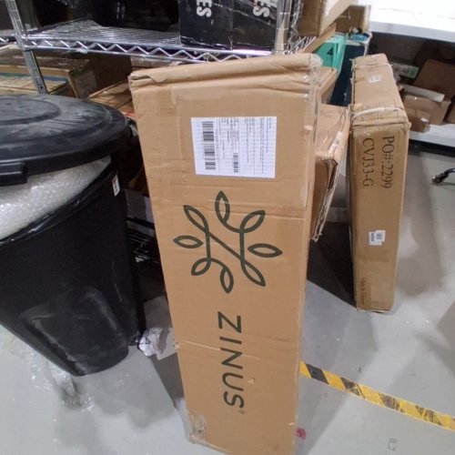 ZINUS METAL BOX SPRING FRAME WITH COVER - KING - BLACK (MODEL: ZU-ABS-5KS) image 2