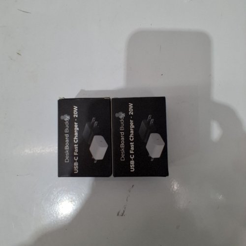 2PK DESKBOARD BUDDY USB- FAST CHARGING WALL PLUG - BLACK image 3