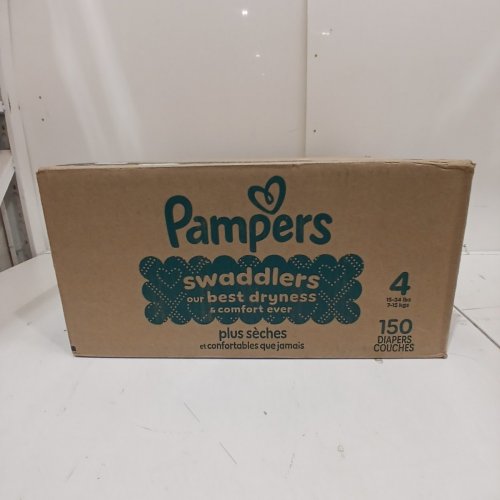 ~125PK PAMPERS SWADDLERS ACTIVE BABY DIAPERS - SIZE 4 - 37LBS image 4
