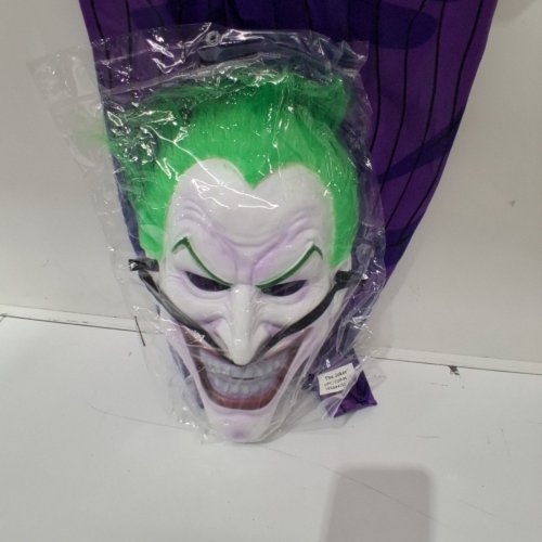 2PC BOY'S JOKER COSTUME SET - SMALL - PURPLE AND GREEN image 4