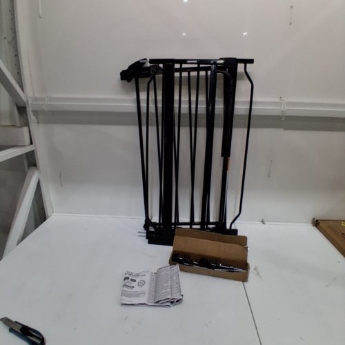 REGALO EASY STEP EXTRA WIDE METAL SAFETY GATE - 30" X 29" - 49" - BLACK (MODEL: 1164EBDS) image 2