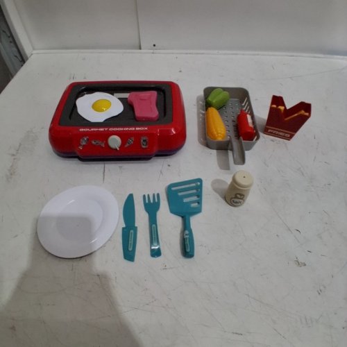 VANYEH DIY MAGIC FOOD FRYER TOY COOKING SET - RED/MULTICOLOR (MODEL: 2A550) image 2