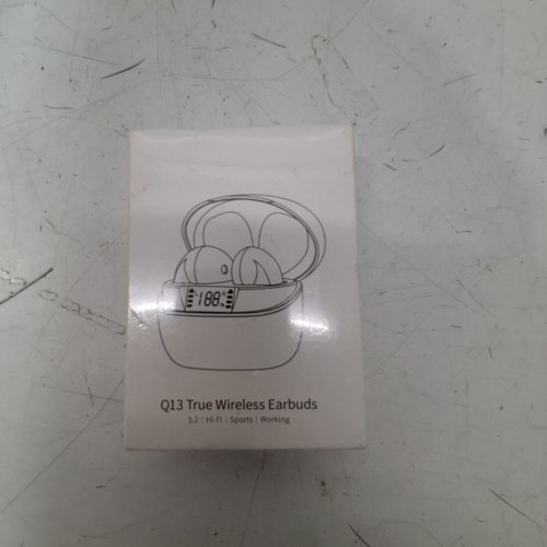 TRUE WIRELESS BLUETOOTH EARBUDS - GREY / WHITE (MODEL: Q13) image 2