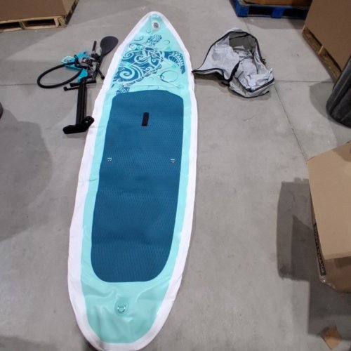 FEATH-R-LITE STAND UP PADDLE BOARD W/ CARRY BAG, PADDLE, PUMP AND ACCESSORIES - 10.6FT X 33'' X 6'' - BLUE image 2
