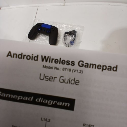 ANDROID WIRELESS GAMEPAD - BLACK/BLUE (MODEL: 8718 (V1.2) image 2
