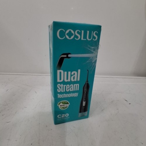 COSLUS ORAL WATER IRRIGATOR WITH FIVE TIPS - 300ML TANK - BLACK - MODEL:C20 image 5