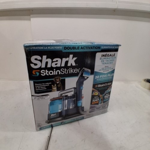 SHARK PORTABLE STAIN STRIKER CARPET CLEANER - GREY/BLUE (MODEL: PX200C) image 4