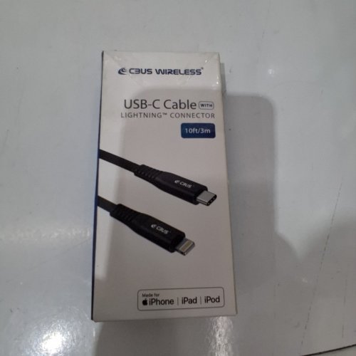 CBUS WIRELESS USB-C TO LIGHTNING CABLE - 10FT - BLACK image 4