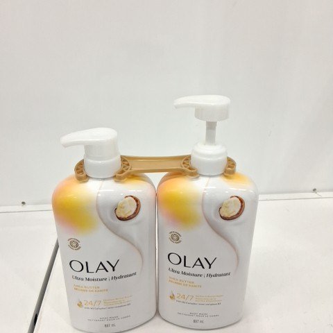 2PK OLAY ULTRA MOISTURE BODY WASH WITH VITAMIN B COMPLEX - SHEA BUTTER - 887ML image 2