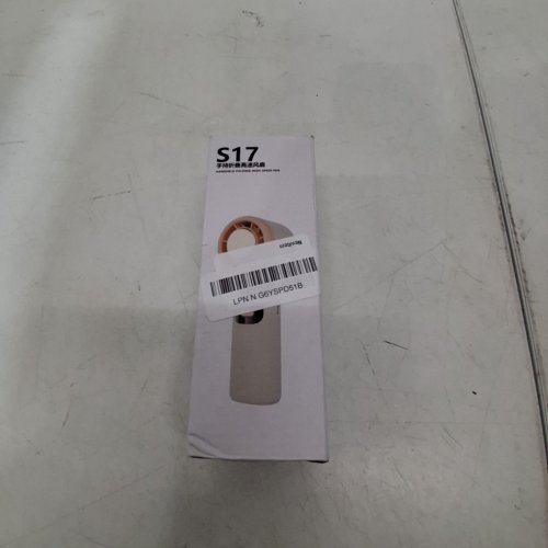 FOLDING HANDHELD FAN | 17M/S | 5W - DARK GREY (MODEL: S17) image 8