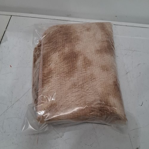 3PC NON-SLIP SHAGGY BATH RUG - ONE SIZE - BEIGE/BROWN image 3