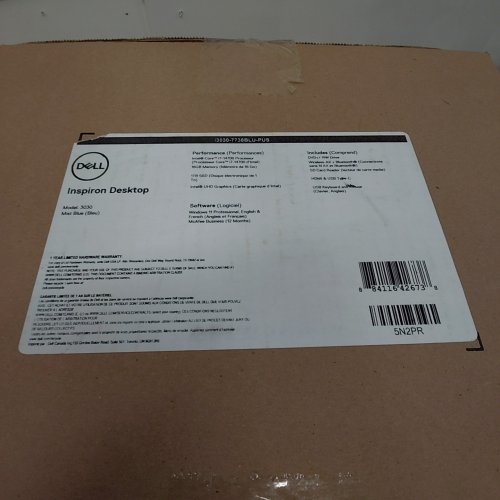 DELL INSPIRON 3030 DESKTOP COMPUTER - INTEL CORE I7-14700 PROCESSOR, 16GB DDR5 RAM, 1TB SSD, WINDOWS 11 PRO - MIST BLUE (MODEL: D32M) image 4