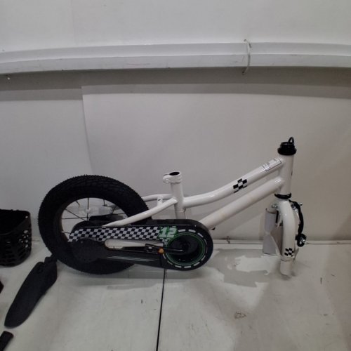 KIDS COSTWAY BIKE WITH REMOVABLE TRAINING WHEELS & BASKET - 18" - WHITE (MODEL: TS10296) image 5