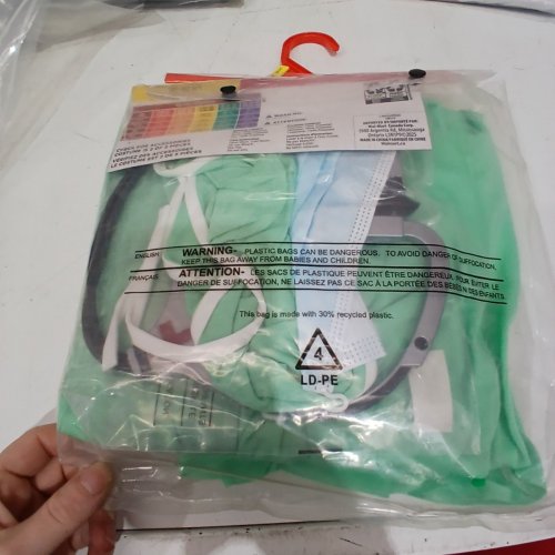 5PC RUBIES DOCTOR COSTUME - LARGE (36-38) - GREEN (MODEL: 700219) image 3