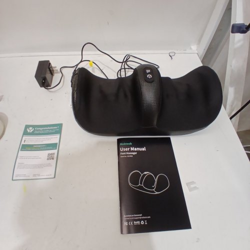 NEKTECK SHIATSU CORDED FOOT MASSAGER AND CALF MASSAGER WITH HEAT - BLACK image 3