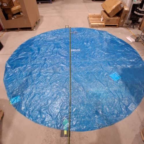 INTEX 9FT ROUND SOLAR POOL COVER - COVER ONLY - BLUE image 2