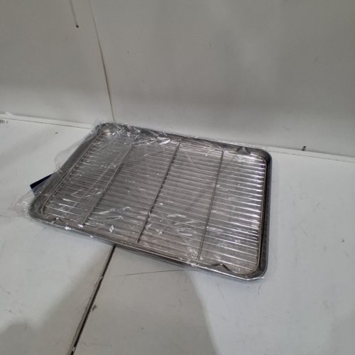 2PC E-FAR BAKING SHEET WITH RACK SET - 19" X 13" - STAINLESS STEEL image 2