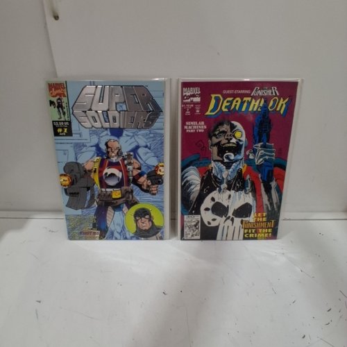 4 ASSTD MARVEL COMIC BOOKS - TERROR INC. #10, THE INCREDIBLE HULK #389, SUPER SOLDIERS #1, DEATHLOK #7 - VARIOUS AUTHORS image 3