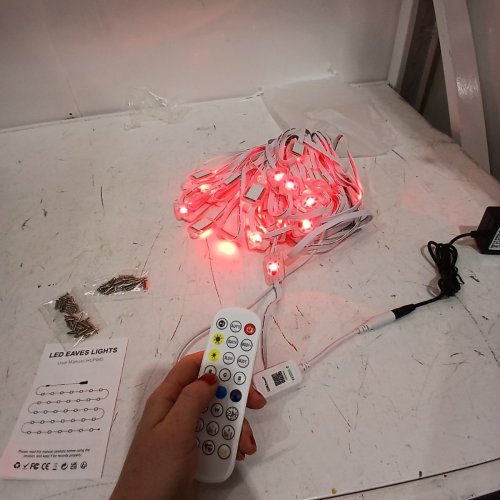 LED ETERNITY RGB&IC PERMANENT SMART OUTDOOR EAVES LIGHTS WITH REMOTE & APP - 196FT (MODEL: DC650-60M/HCP045) image 4