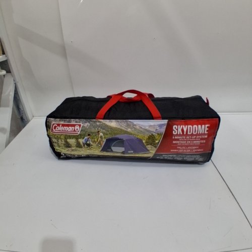 COLEMAN SKYDOME 4 PERSON CAMPING TENT - BLUE (MODEL: 2000036525) image 6