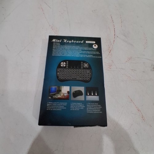 BIFANS BACKLIT MINI WIRELESS KEYBOARD - PORTABLE KEYBOARD WITH TOUCHPAD FOR TV, PC, XBOX, TABLET, ETC - BLACK image 5