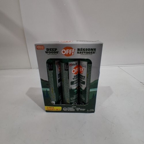 3PK OFF! DEEP WOODS INSECT REPELLENT LONG LASTING PROTECTION - 255G EACH (MODEL: 1191135) image 3