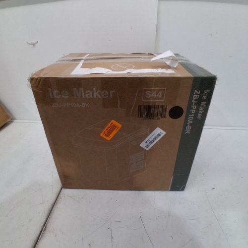COUNTERTOP ICE MAKER WITH HANDLE AND SCOOP - 26LB - BLACK (MODEL: WBJ-10A) image 6