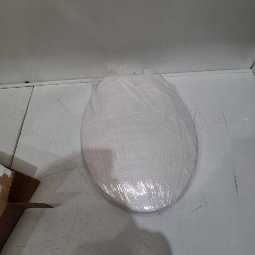 GARVEE ELONGATED SOFT CLOSE EASY CLEAN PLASTIC TOILET SEAT - 19" - WHITE - (MODEL: PHO_11GXK800) image 2