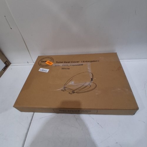 GARVEE ELONGATED SOFT CLOSE EASY CLEAN PLASTIC TOILET SEAT - 19" - WHITE - (MODEL: PHO_11GXK800) image 4
