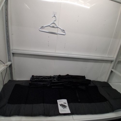MOPAICOT FOLDING CAMPING COT WITH PILLOW - 450LBS CAPACITY - BLACK/GREY (MODEL: UXZ-1) image 3