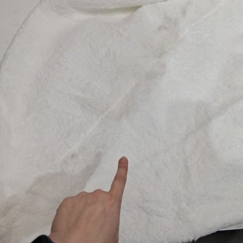 LOUNGE & CO SHERPA BEAN BAG COVER - 24" X 24" X 44" - WHITE image 3