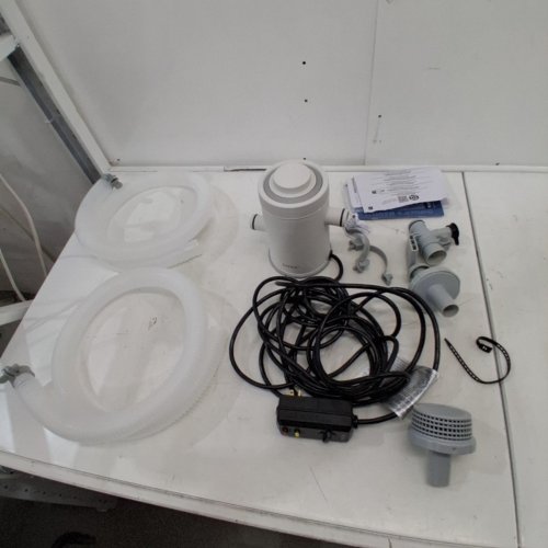INTEX C330 KRYSTAL CLEAR CARTRIDGE FILTER PUMP FOR ABOVE GROUND POOLS - 330GPH - GREY (MODEL: FP601) image 2
