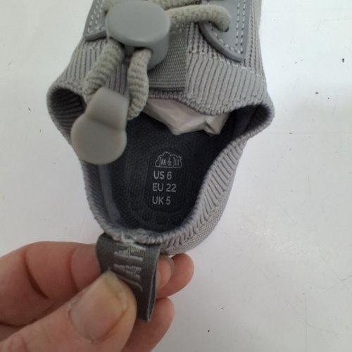 KIDS JAN & JUL BREATHABLE SNEAKERS - 6 - GREY image 4