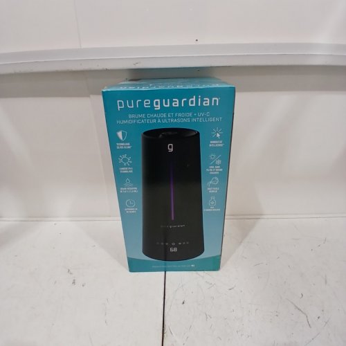 PUREGUARDIAN WARM AND COOL MIST ULTRASONIC HUMIDISTAT HUMIDIFIER WITH UV-C & AROMA TRAY - 410SQ.FT COOL MIST / 540SQ.FT WARM MIST - BLACK (MODEL: H5665BCA/1891565) image 6