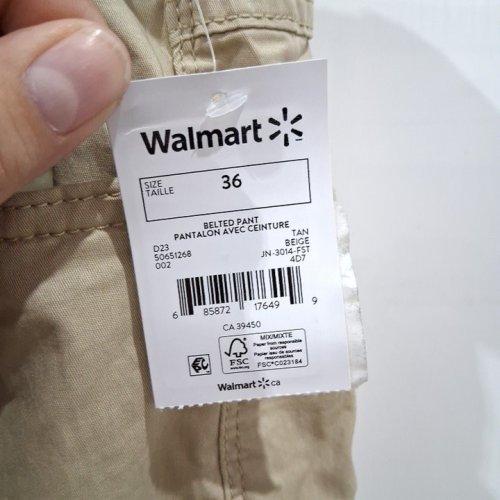 WOMEN'S JEANIOLOGIE BELTED CARGO PANTS - 36 - TAN (STYLE: JN-3014-FST) image 3